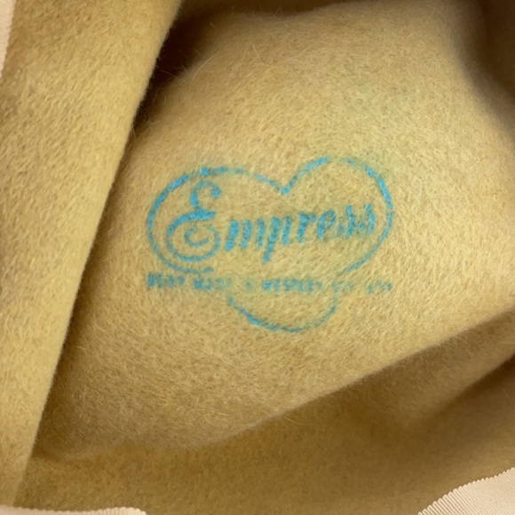 Vintage MOD 1960’s yellow hat - Jean Arlett creations. - Picture 13 of 15